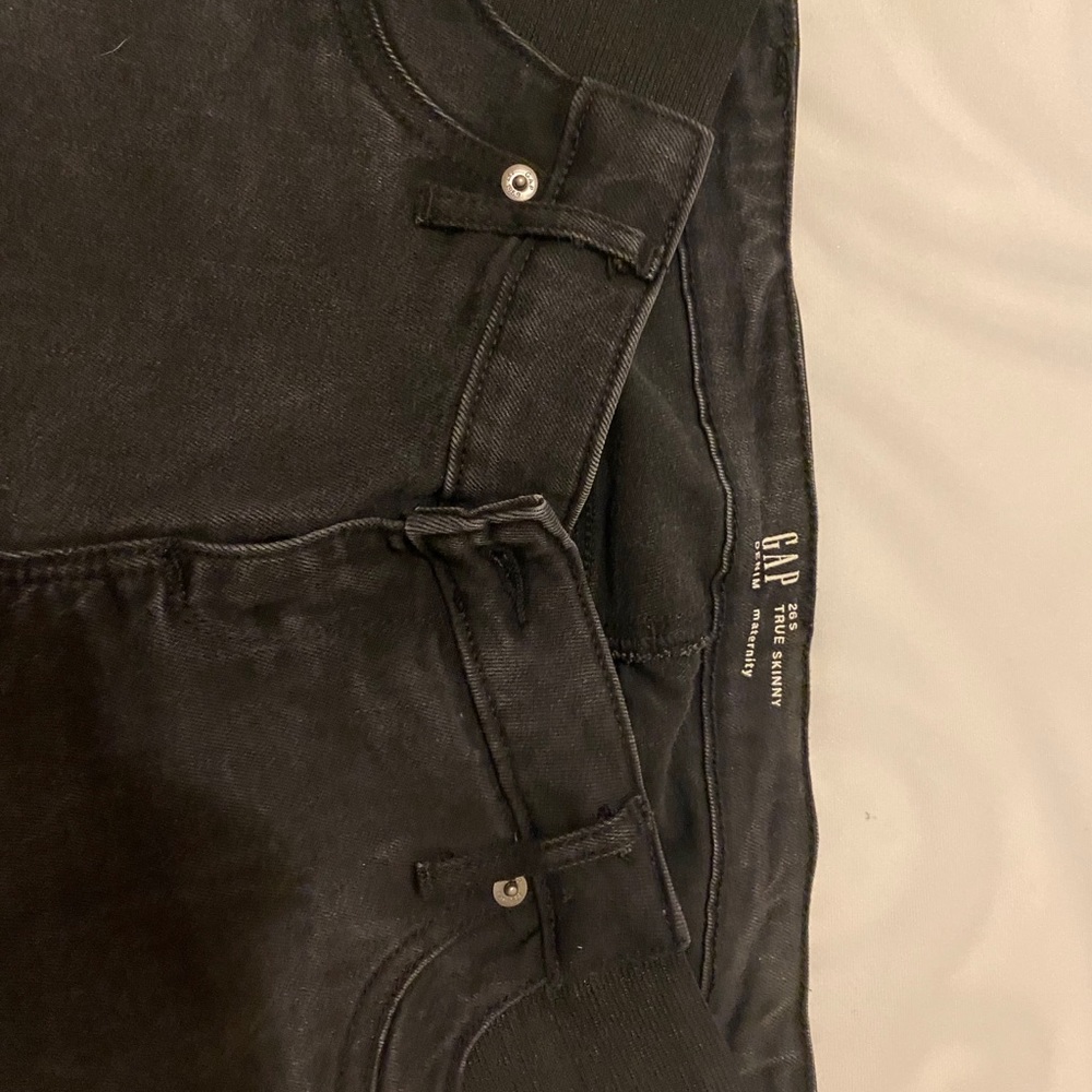 Black maternity jeans